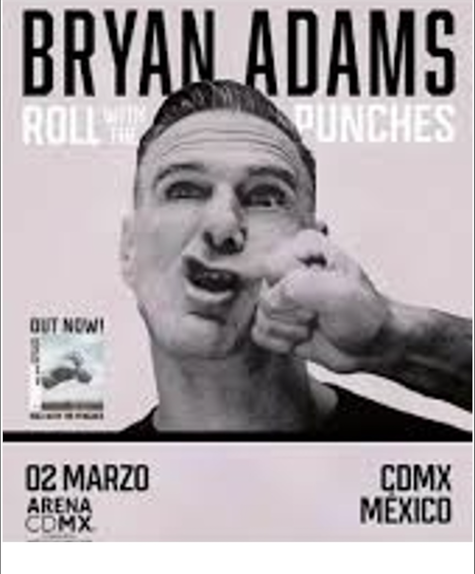 Bryan Adams, 2 de marzo, Arena CDMX
